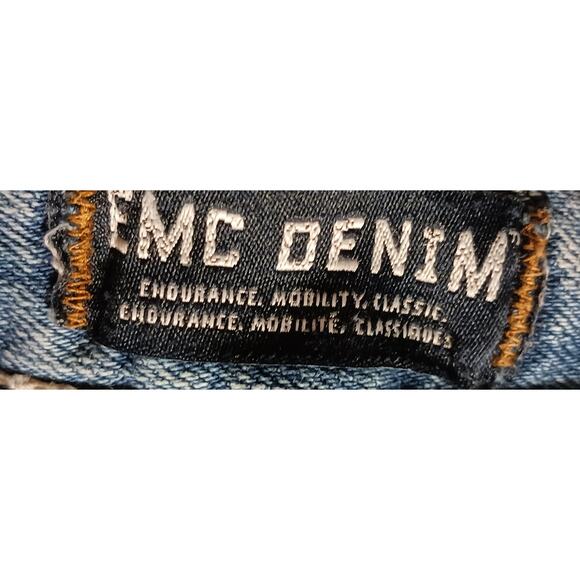 Silver Jeans Gordie 32x28 Light wash Blue Mens Jeans Distressed Destroyed - Picture 7 of 8